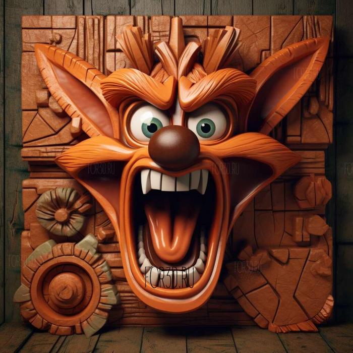 Crash Bandicoot 4 Its About Time 4 stl model for CNC